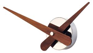 Designové nástěnné hodiny Nomon Axioma Walnut small 37cm