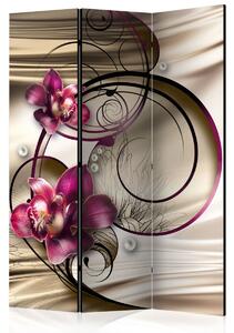 Paraván vínová orchidej Velikost (šířka x výška): 225x172 cm