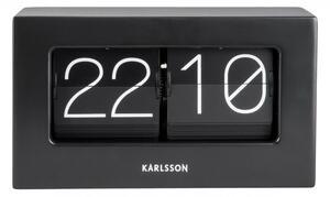 Designové stolní překlápěcí hodiny 5620BK Karlsson 21cm