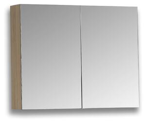 Zrcadlová skříňka Edge 850 - černý mat - šířka 85 cm
