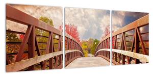 Cesta přes most - obraz (90x30cm)