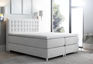 Čalouněná postel RIVERA + topper, 200x200, inari 91