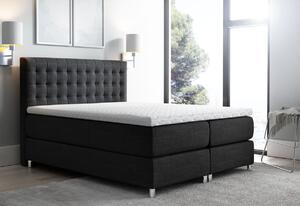 Čalouněná postel RIVERA + topper, 160x200, inari 100