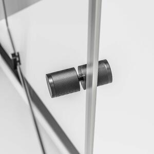 Sprchový kout s výklopnými dveřmi NT604 FLEX - 6 mm nano čiré sklo - výběr barvy profilu