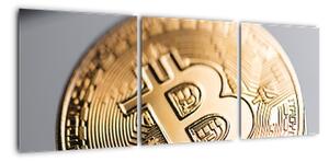 Obraz - Bitcoin (90x30cm)