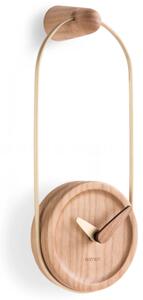 Designové nástěnné hodiny Nomon Eslabon GO oak small 26cm