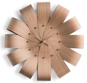 Designové nástěnné hodiny Nomon Ciclo CIRG oak 55cm
