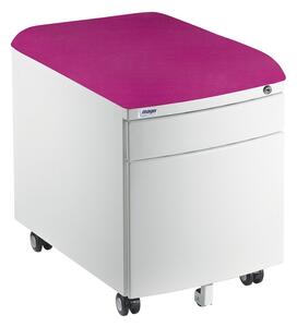 Pojízdný kontejner 32W8 30 208 — bílý, růžový aquaclean