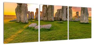 Moderní obraz - Stonehenge (90x30cm)