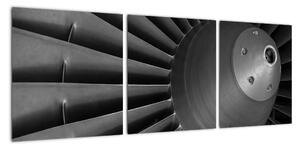 Detail turbíny - obraz (90x30cm)