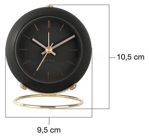 Designové stolní hodiny 5833BK Karlsson 10,5cm