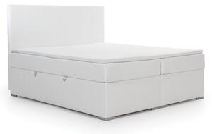 Čalouněná postel boxspring ELBA + topper, 160x200, sawana 21