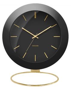 Designové stolní hodiny 5833BK Karlsson 10,5cm