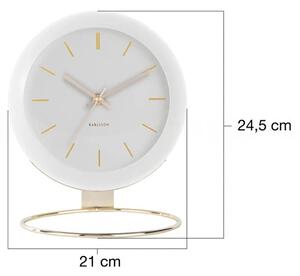 Designové stolní hodiny 5832WH Karlsson 25cm