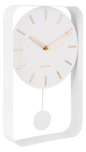 Designové kyvadlové nástěnné hodiny 5796WH Karlsson 33cm