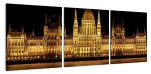 Budova parlamentu - Budapešť (90x30cm)
