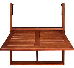Goleto Závěsný balkonový stolek | akáciové dřevo