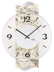 Designové nástěnné hodiny 9624 AMS 39cm