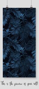 Fototapeta Exotická rastlinnost temné noci Samolepící 250x250cm