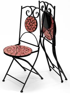 Goleto Skládací mozaikové židle Roma | set 2 ks