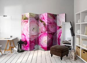 Paraván růžové květy Velikost (šířka x výška): 225x172 cm