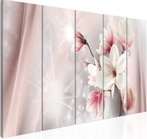 Obraz - Dazzling Magnolias (5 Parts) Narrow