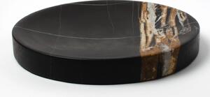 DVORO Luxusní mramorový odkládací podnos Pau Marble Sahara Noir 27cm
