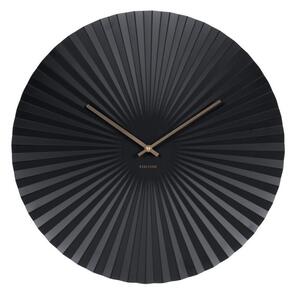 Hodiny v černé barvě Karlsson Sensu, ø 50 cm