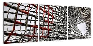 Obraz kovové mříže (90x30cm)