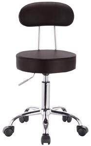 Kancelářská židle - Salon - Nastavitelná výška - Ergonomický design - Opěradlo - Umělá kůže - Otočení o 360°