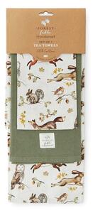 Bavlněné utěrky v sadě 3 ks 45x65 cm Forest Fable – Cooksmart ®