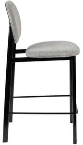 Šedá látková barová židle ZUIVER SPIKE 65 cm