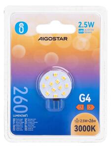 LED Žárovka G4/2,5W/12V 3000K - Aigostar