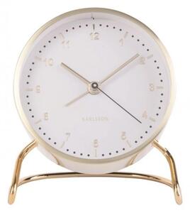 Designový budík 5764WH Karlsson 11cm