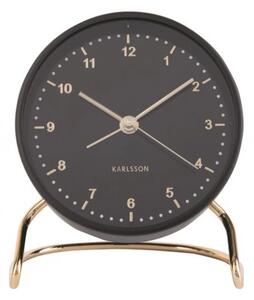Designový budík 5764BK Karlsson 11cm