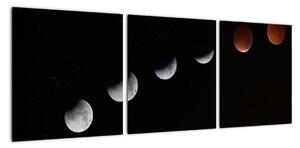 Fáze měsíce - obraz (90x30cm)