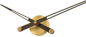 Designové nástěnné hodiny Nomon Axioma Gold Wenge 73cm