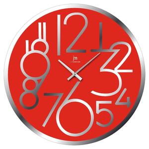 Lowell Italy Designové nástěnné hodiny 14892R Lowell 38cm