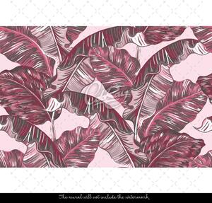Fototapeta Skvělé růžové palmové listy Samolepící 250x250cm