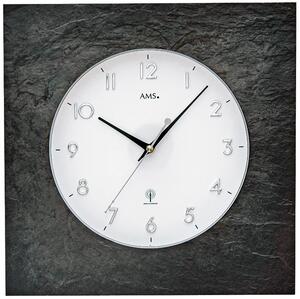 Designové nástěnné hodiny 5546 AMS řízené rádiovým signálem 34cm