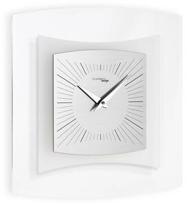 Designové nástěnné hodiny I059M chrome IncantesimoDesign 35cm