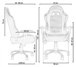 Goleto Kancelářská židle RS Series One | černá