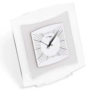 Designové stolní hodiny I805M chrome IncantesimoDesign 20cm