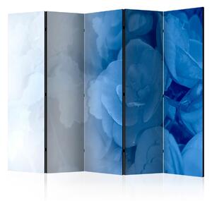 Paraván modré květy Velikost (šířka x výška): 135x172 cm