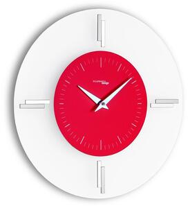 Designové nástěnné hodiny I060MR red IncantesimoDesign 35cm