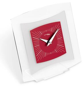 Designové stolní hodiny I805VN red IncantesimoDesign 20cm