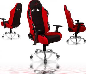 Goleto Kancelářská židle RS Series Two | červeno-černá