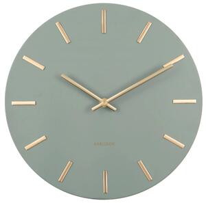 Designové nástěnné hodiny 5821DG jungle green Karlsson 30cm