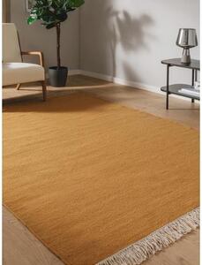 Ručně tkaný vlněný koberec s třásněmi Liv