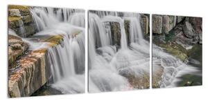 Obraz vodopádů (90x30cm)